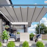 Aluminiowa pergola ścienna costa, pergole aluminiowe na wymiar