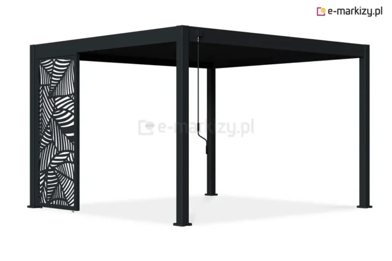 Boczny scianka ozdobna na pergoli marlo