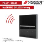 Pilot 1-kanałowy z eleganckim uchwytem naściennym