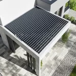 Moduł Dachowy SB 400 MD z obracanymi lamelami bioklimatycznymi do montażu na pergoli