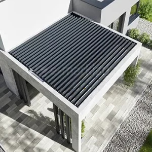 Moduł Dachowy SB 400 MD z obracanymi lamelami bioklimatycznymi do montażu na pergoli