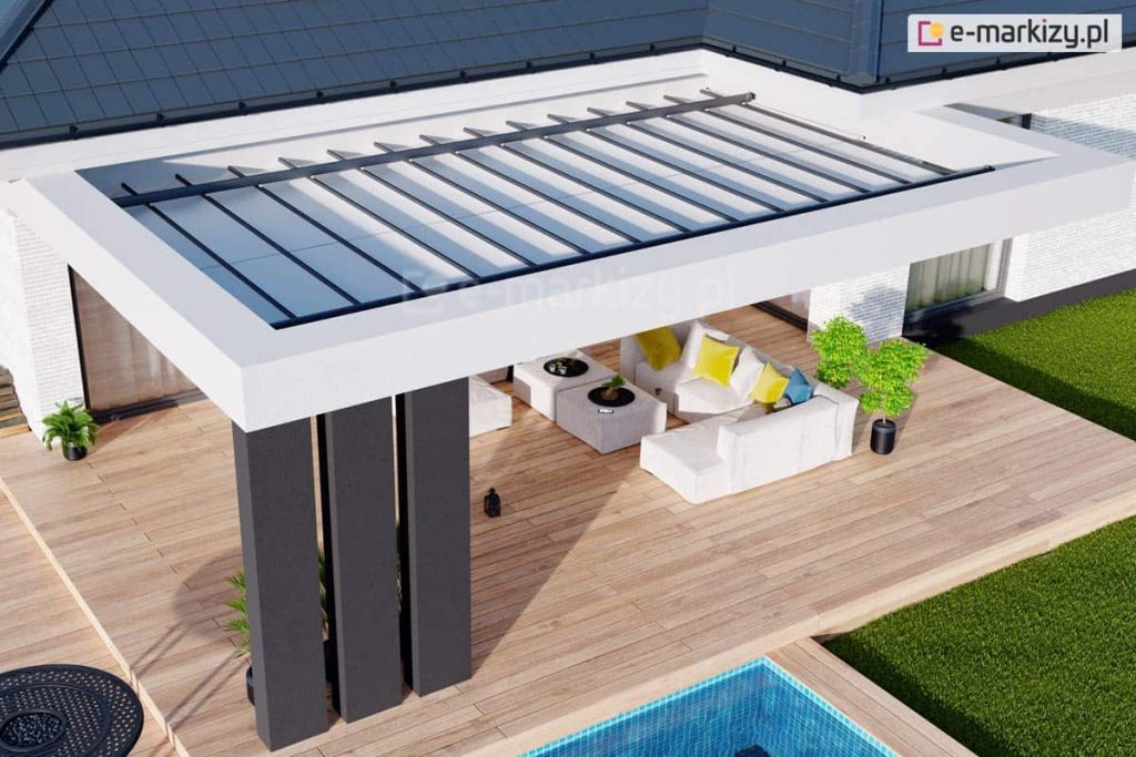 Dach pergoli do konstrukcji własnej costa, zadaszenie konstrukcji własnej