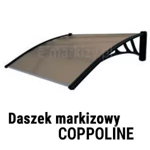 Daszek markizowy Coppoline Szer. 120cm (system modułowy, łączenie dowolnej ilości)
