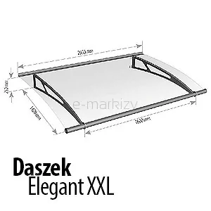 Daszek Elegant XXL Szer. 205cm