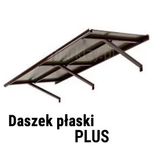 Daszek płaski Plus Szer. 210cm (wzmocniona konstrukcja)