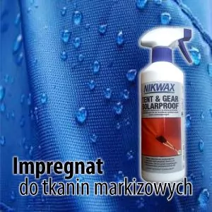 Spray do dodatkowego zabezpieczenia poszycia markizy przed wilgocią i deszczem