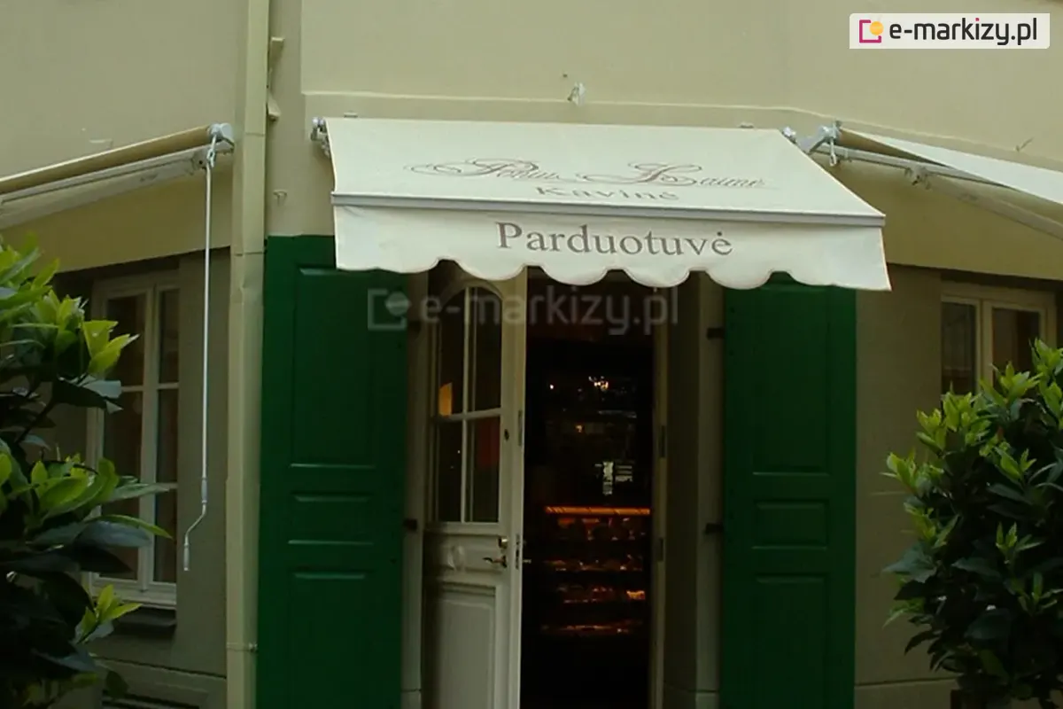 Logo na markizie – markiza jako wizytówka firmy