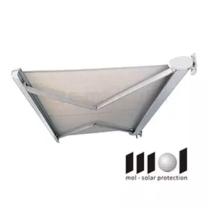 Markiza kasetowa elektryczna w białym kolorze Presto firmy Mol