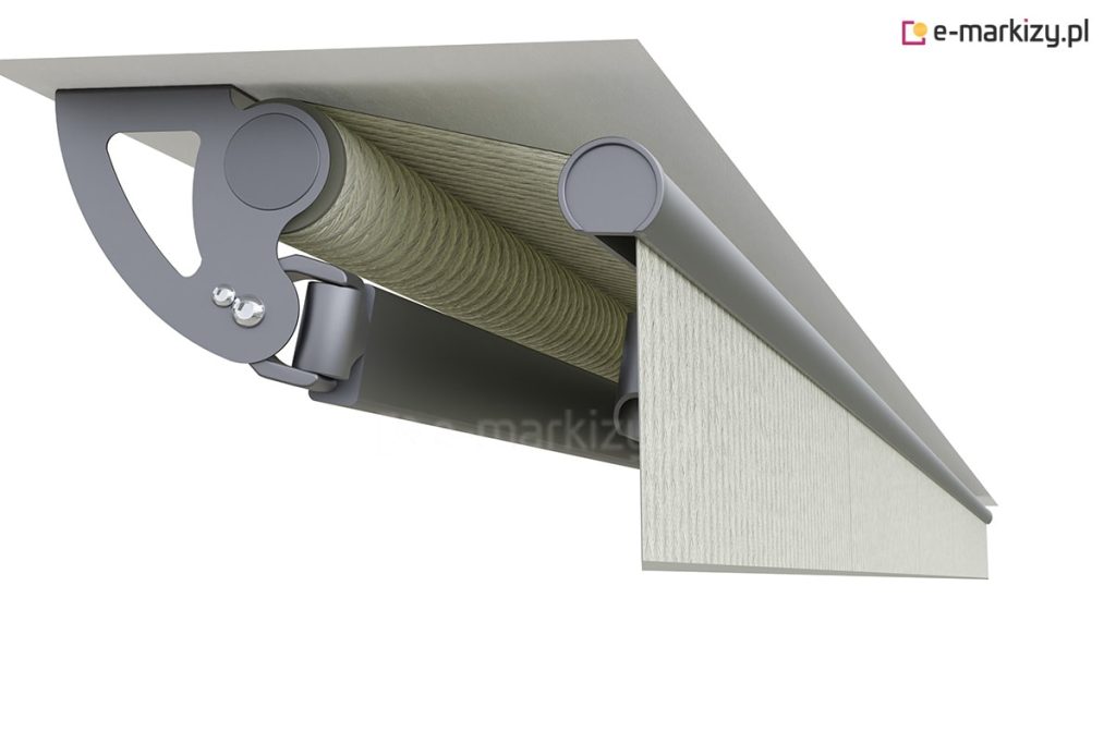 Dzięki specjalnym uchwytom markiza vivo może zostać zamontowana do sufitu