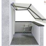 Rozłożona markiza dwustopniowa chroni także od frontu