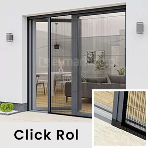 Moskitiera Plisowana Drzwiowa Click-Rol