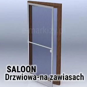 Moskitiera Drzwiowa na Zawiasach Saloon