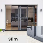 Moskitiera przesuwana Slim Mol na drzwi - Przesuwna siatka przeciw owadom na taras