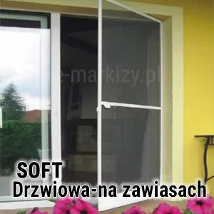 Moskitiera Zrób to Sam – Soft – moskitiera na zawiasach 100x220cm – DIY – Łatwy Montaż