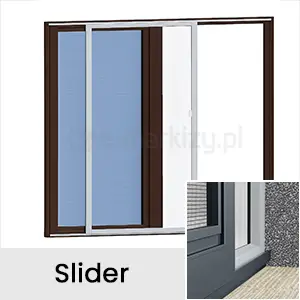 Moskitiera Przesuwna Drzwiowa Slider