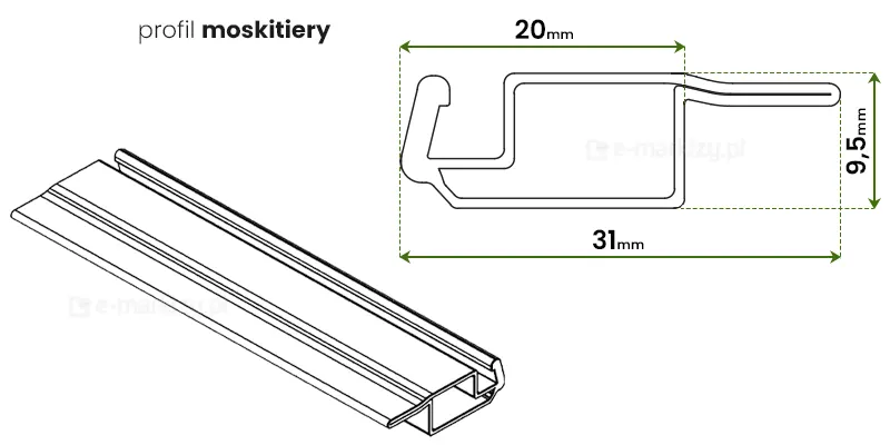 2. Profil moskitiery