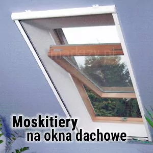 Moskitiery na okna dachowe