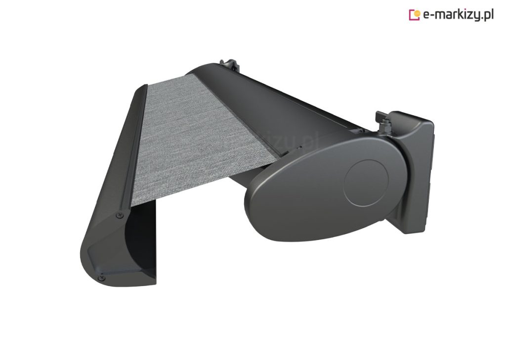 Markiza tarasowa presto + na dwóch skrajnych uchwytach
