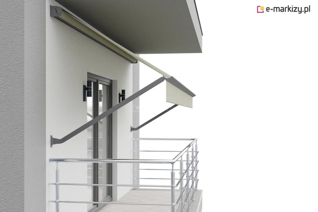Osłony balkonowe na wymiar italia, osłony przeciwsłoneczne, Markiza balkonowo-sklepowa w kasecie sposoby montażu