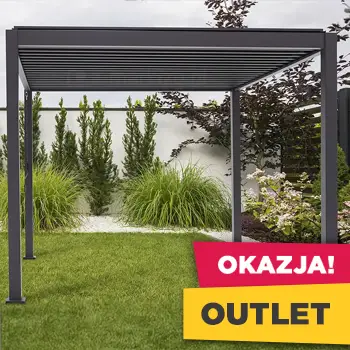 OKAZJA OUTLET – Pergola Lamelowa Gloria Wolnostojąca – PROMOCYJNA CENA