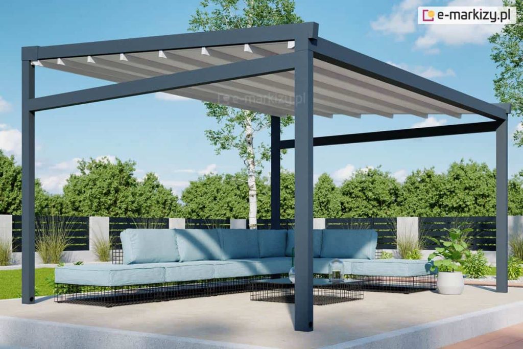 Pergola wolno stojąca moderno, nowoczesne pergole na wymiar
