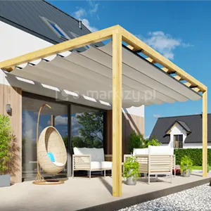Pergole Drewniane Przyścienne