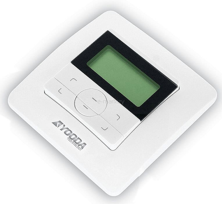 Pilot 1-kanałowy ścienny z zegarem AURA DC409 1611224