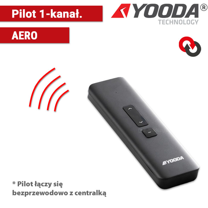 Pilot AERO 1-kanałowy YSH 1707600BH czarny