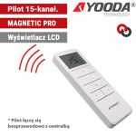 Przyciski umieszczone są w jednej płaszczyźnie co ułatwia sterowanie, MAGNETIC PRO 15-kanałowy YSH