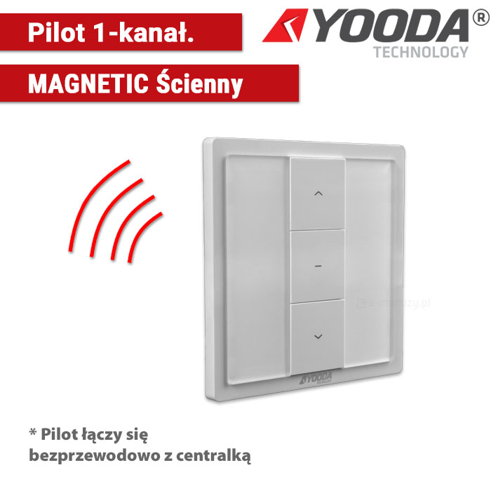 Pilot 1-kanałowy ścienny MAGNETIC DC1650 1711600
