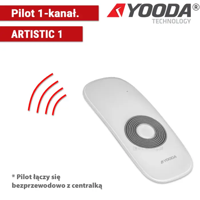 Pilot ARTISTIC 1-kanałowy 1701101