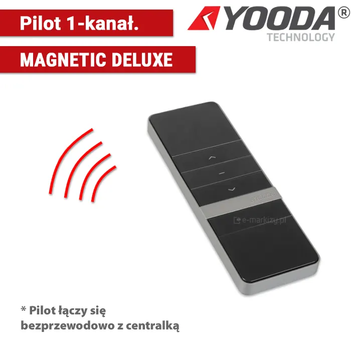 Pilot MAGNETIC DELUXE 1-kanałowy czarny 1701800B