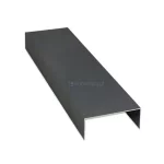 Części do szklanego systemu przesuwnego Auris - skrajny profil u