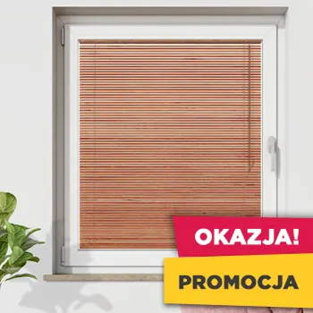OKAZJA – Żaluzja Drewniana 25mm (88x141cm) – PROMOCYJNA CENA