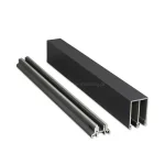 Zestaw prowadnicy dolnej i górnej do systemu ściany przesuwnych Auris - 2 tory