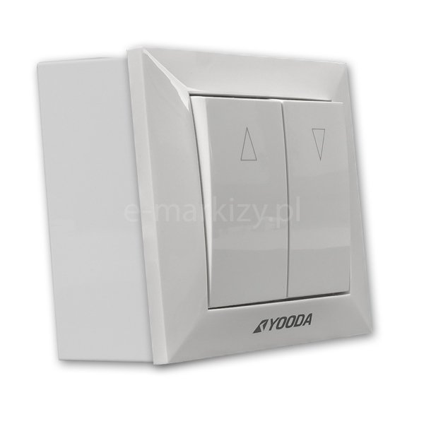 Przełącznik z natynkową ramką montażową (z podtrzymaniem) 667102 + 017111L