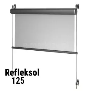 Roleta screen Refleksol 125 w kasecie ochronnej