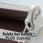 Roletka tkaninowa z podwójnym materiałem dzień/noc