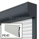 Roleta natynkowa w kasecie ćwierć okrągłej z pancerzem PE-41