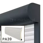 Roleta natynkowa w kasecie półokrągłej z pancerzem PA-39