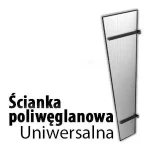 Boczna ścianka do daszków drzwiowych z poliwęglanu