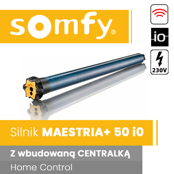 Somfy Maestria+ 50 IO 25/17 Napęd Silnik do Refleksoli