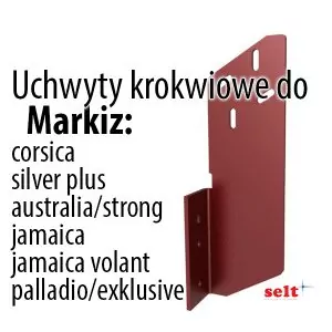 Uchwyt markizowy do modeli firmy Selt służący do montażu do krokwi dachowej