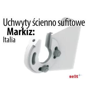 Uniwersalny uchwyt markizowy do modelu Italia Selt służący do montażu na ścianie lub na suficie