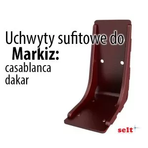 Uchwyt markizowy do modeli Dakar i Casablanca firmy Selt służący do montażu do sufitu