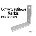 Uchwyt markizowy do modelu Italia w kasecie służący do montażu na suficie