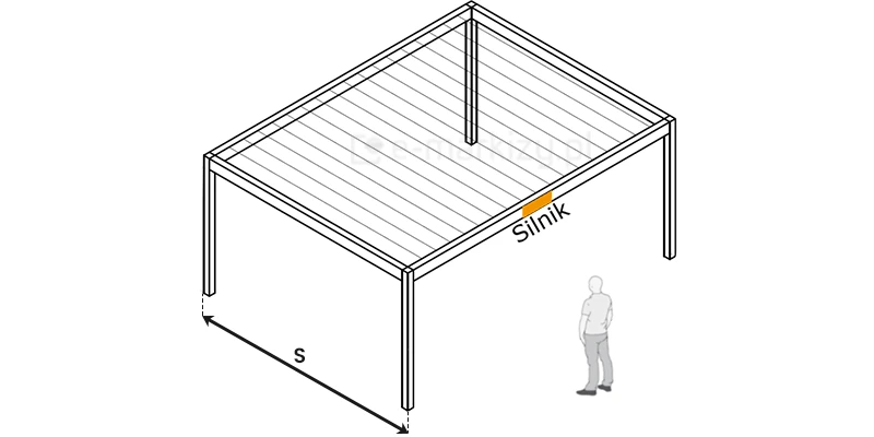 Pergola SB450 napędy