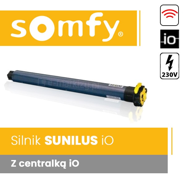 Somfy Sunilus SCR IO 10/17 Napęd Silnik do Refleksoli