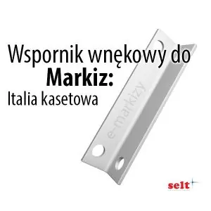 Uchwyt markizowy do modelu Italia w kasecie służący do montażu we wnęce balkonowej