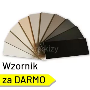 Kompletny próbnik kolorów lameli do żaluzji drewnianej wewnętrznej 25mm lub 50mm